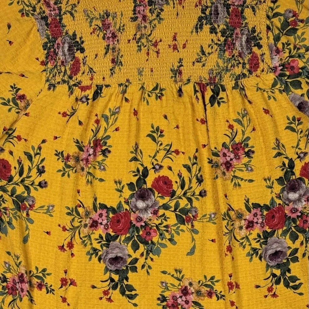 Torrid Yellow Floral Blouse - Picture 10 of 10